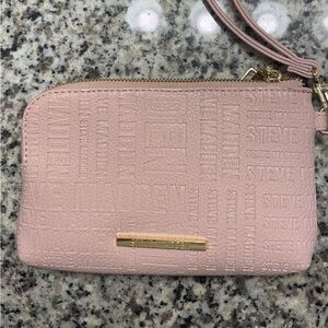 Steve Madden Blush Embossed Wristlet